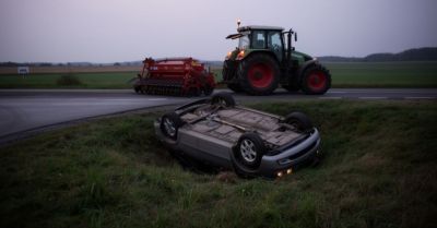 Trzy zdarzenia na drogach, sześć osób w szpitalu